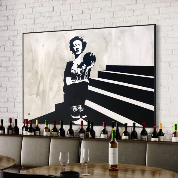 PEZ original pop art painting Strike A Pose high end contemporary canvas wall art